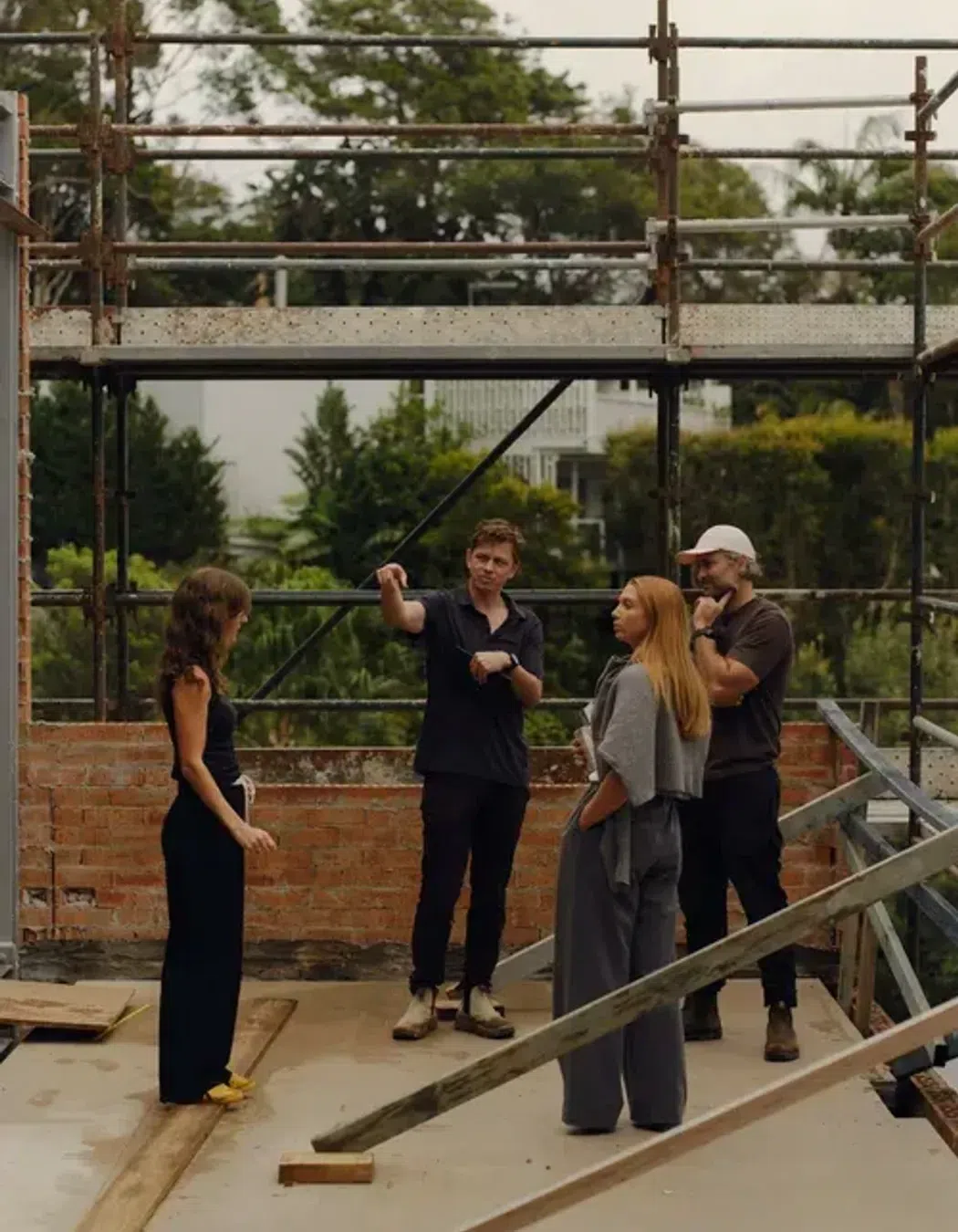 Regular meetings on site with clients are a great way of catching any issues as they arise and keeping clients abreast of progress.