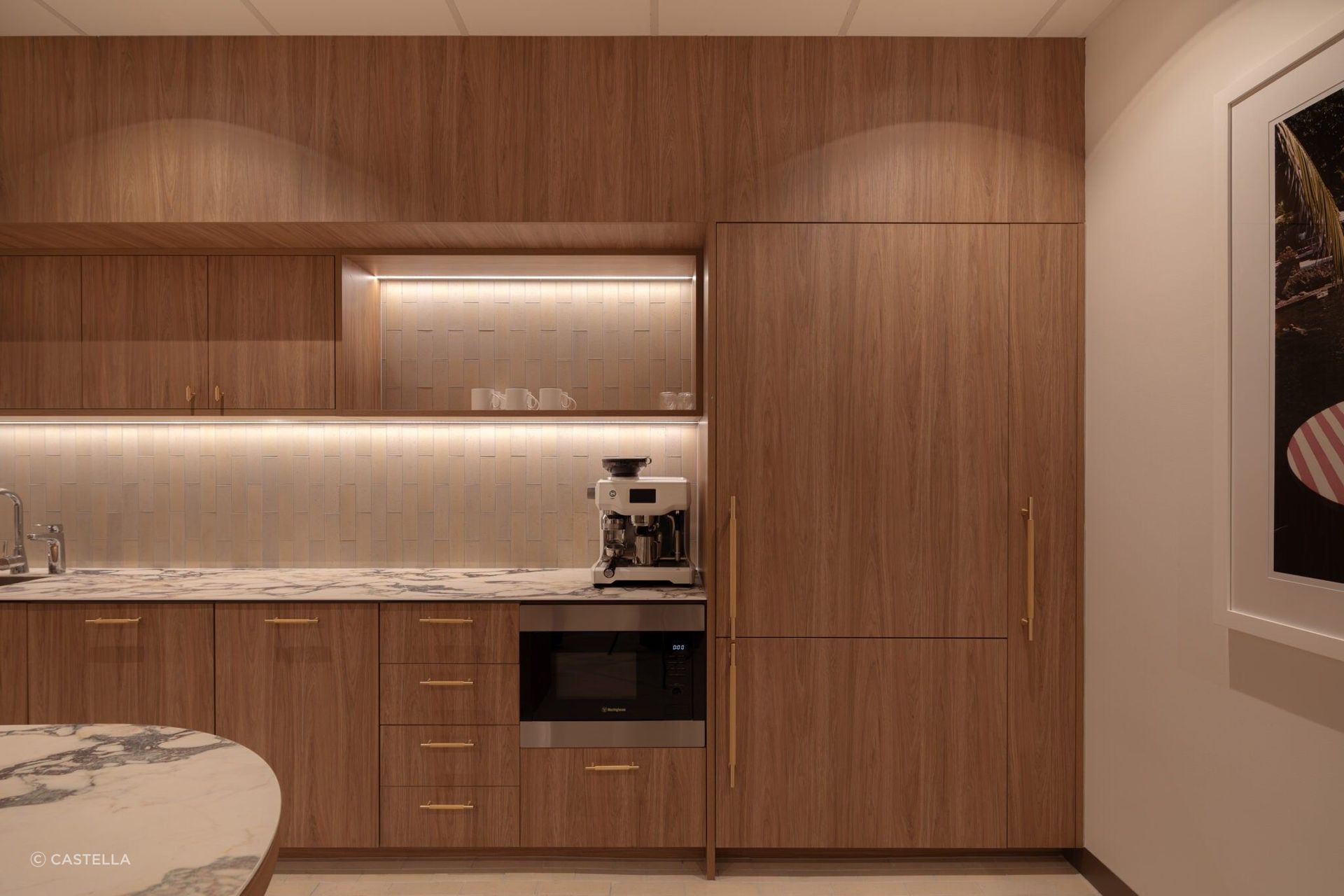 Grove in Satin Brass