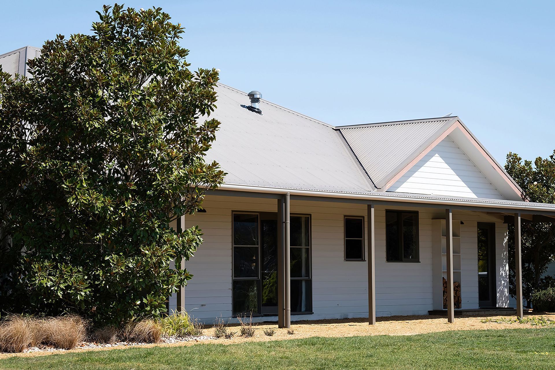 Guest lodges in Carrajung Estate, Gippsland, with Isodrive® Motor Systems mounted on roof.