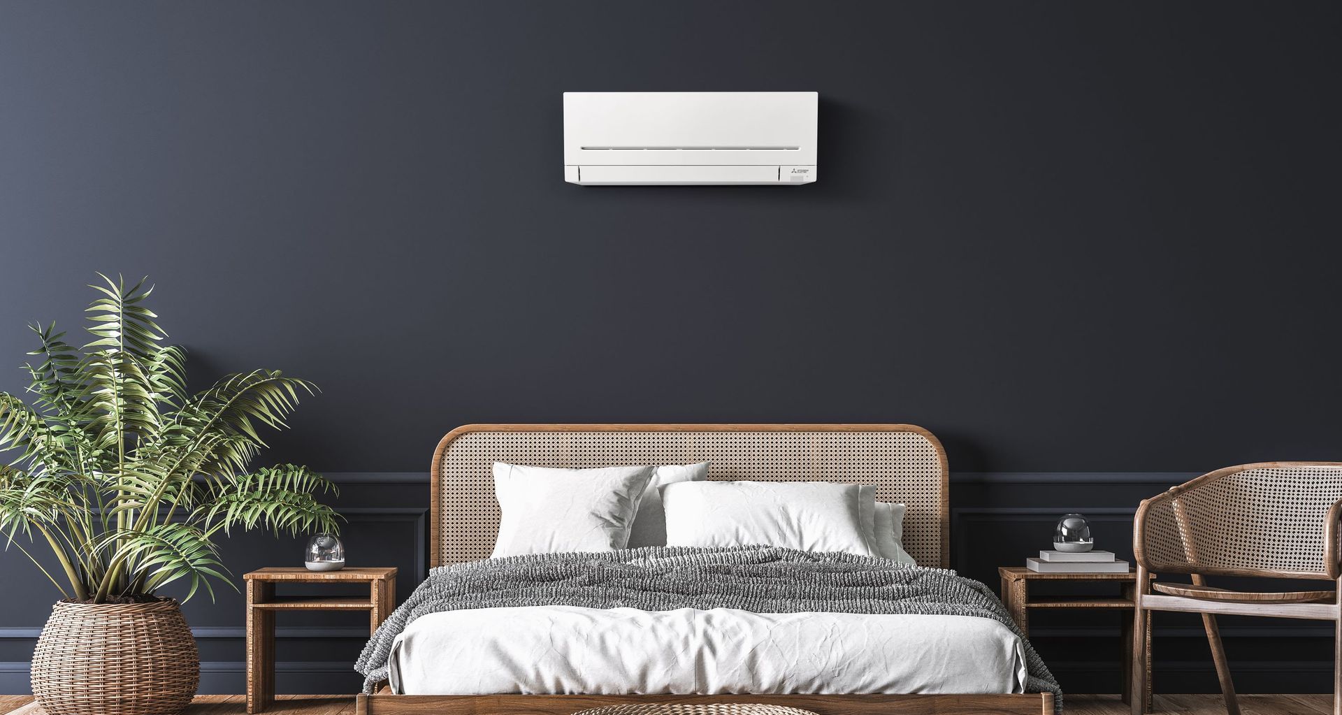 The EcoCore AP Series High Wall Heat Pump from Mitsubishi Electric.