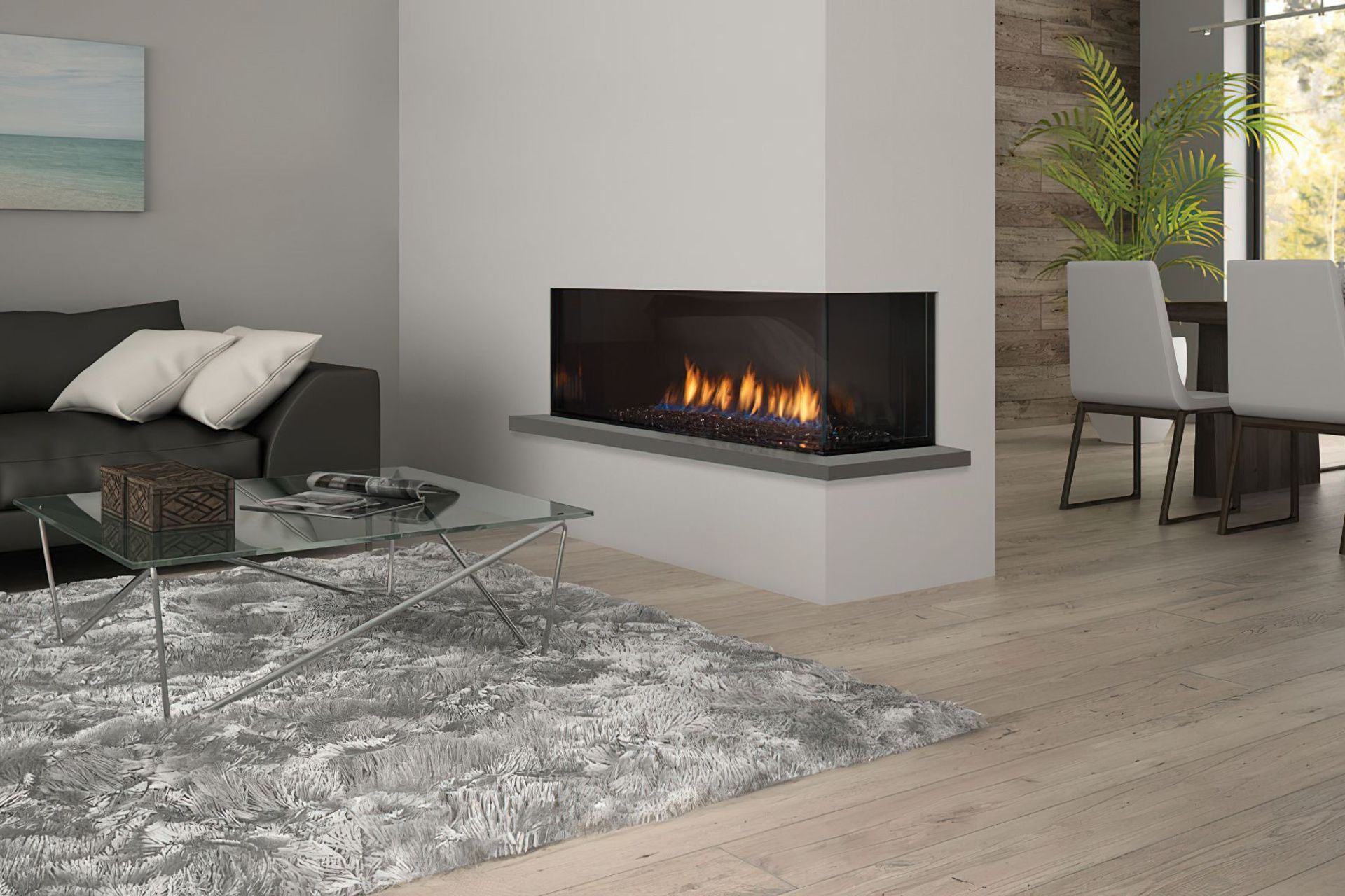 Featured product: Regency City Series Chicago Corner 40RE Gas Fireplace.