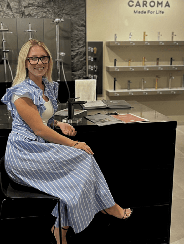 Abigail Curran, Architectural Specifications Representative for Caroma and Methven.