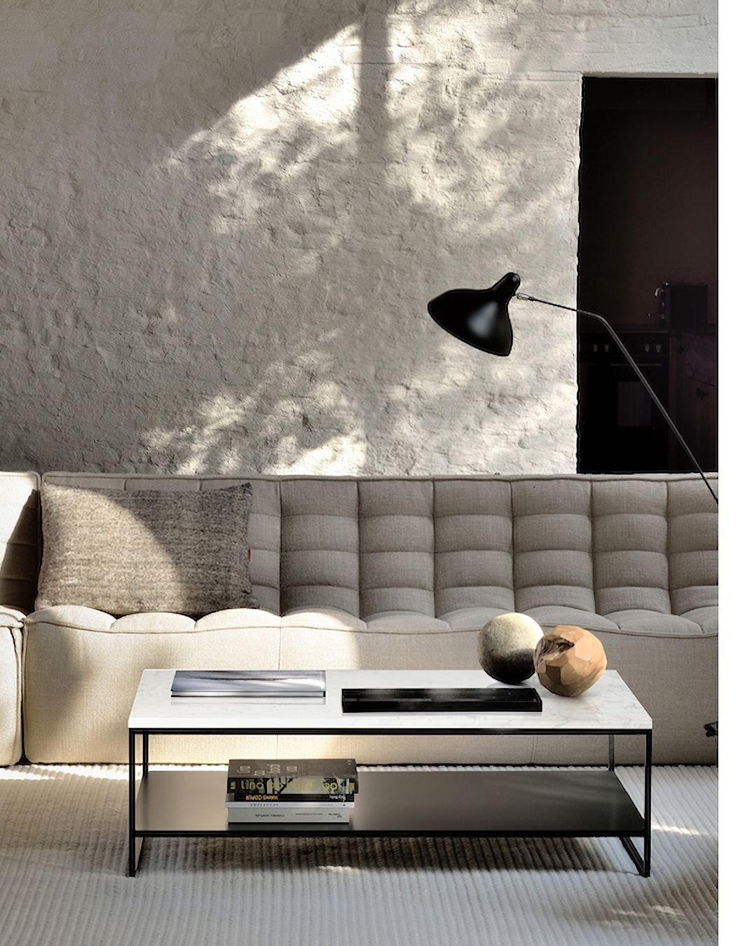 Designed for versatility, the rectangular shape ensures this coffee table fits comfortably in most room configurations.