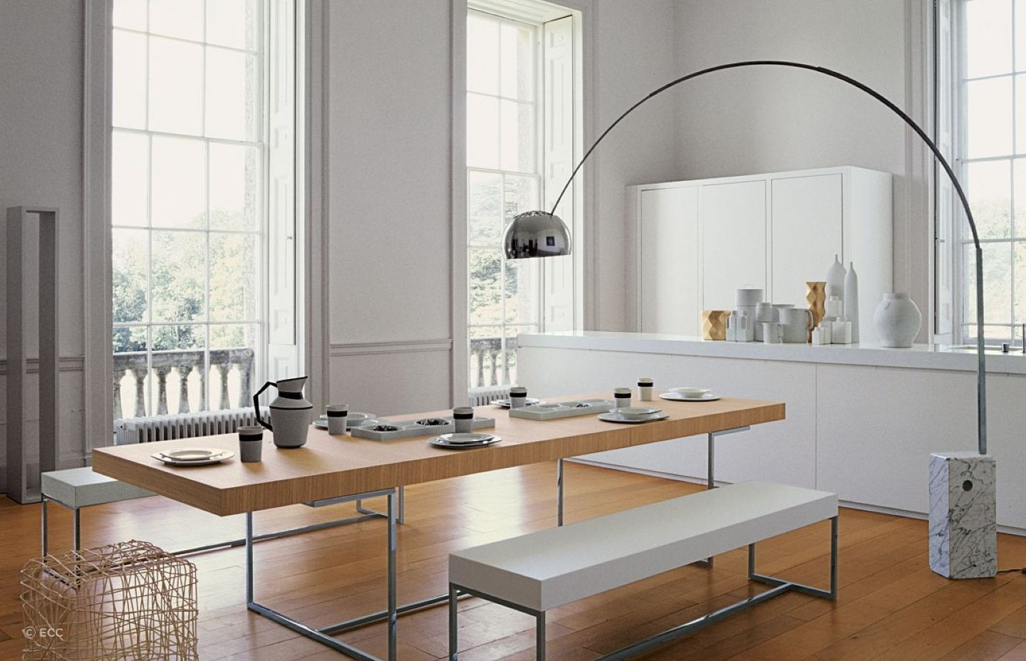 With an option like the Arco Floor Lamp by Flos, you can make your lighting a real feature in the space.