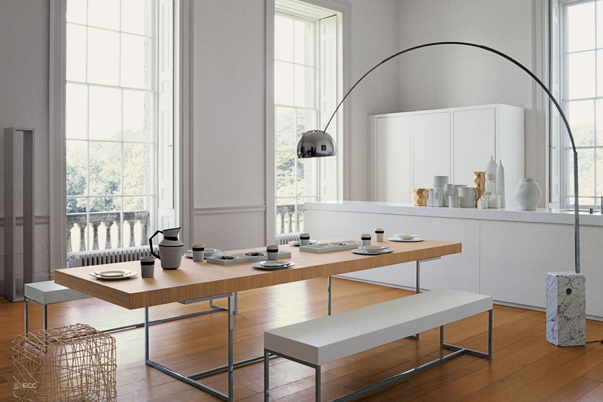With an option like the Arco Floor Lamp by Flos, you can make your lighting a real feature in the space.
