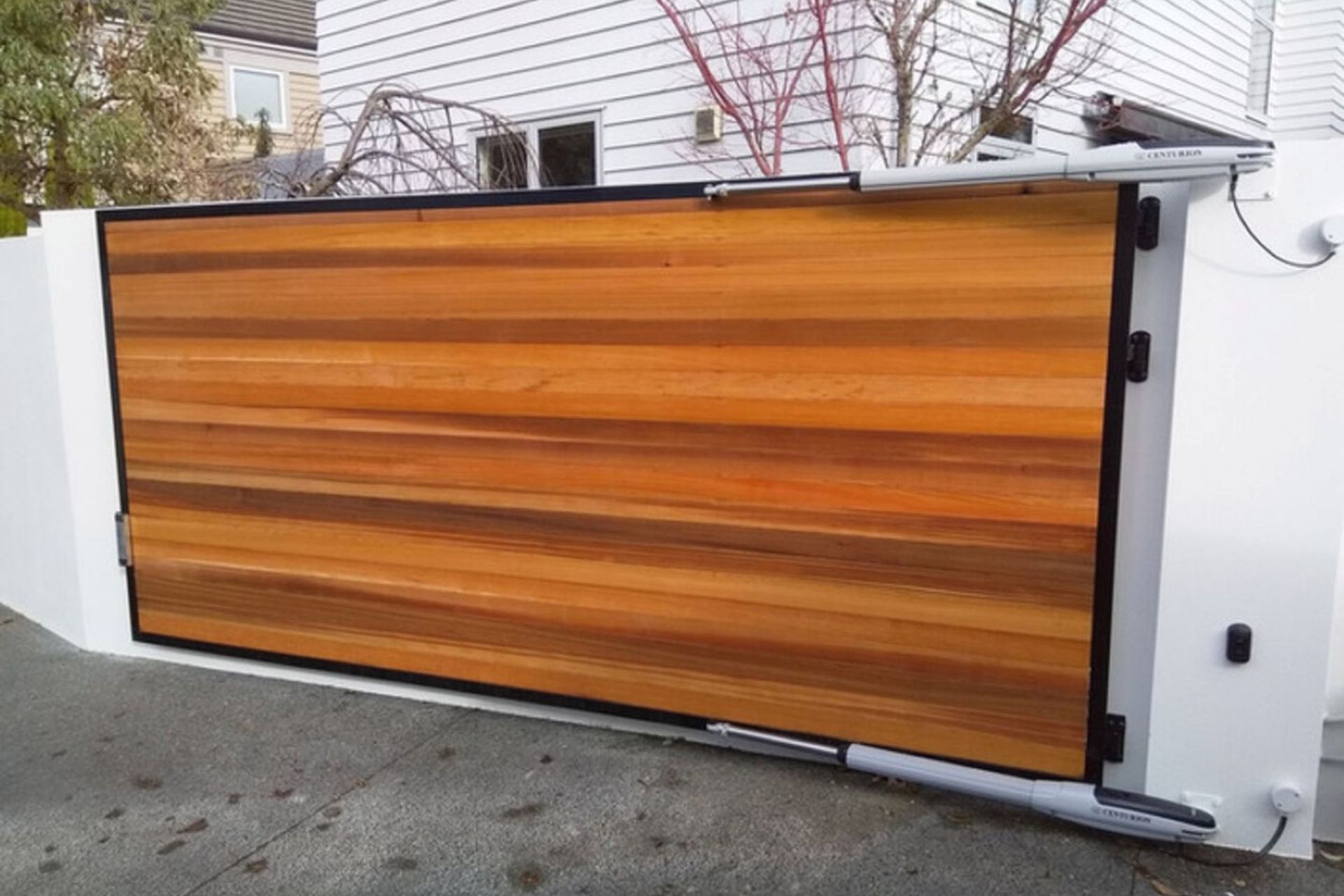 Nothing beats the convenience of Automated Gates, like these by Designer Gates.