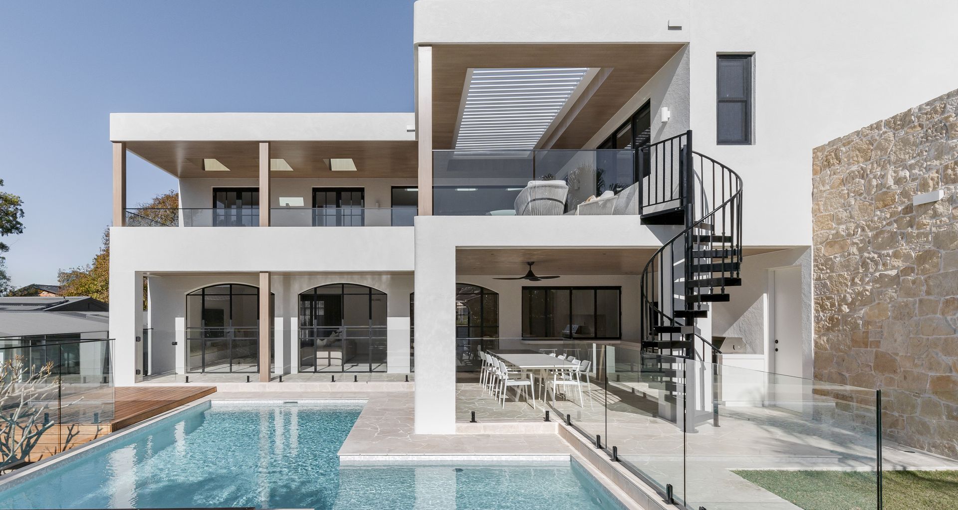 This stunning contemporary build by MattBuild Group showcases meticulous attention to detail.