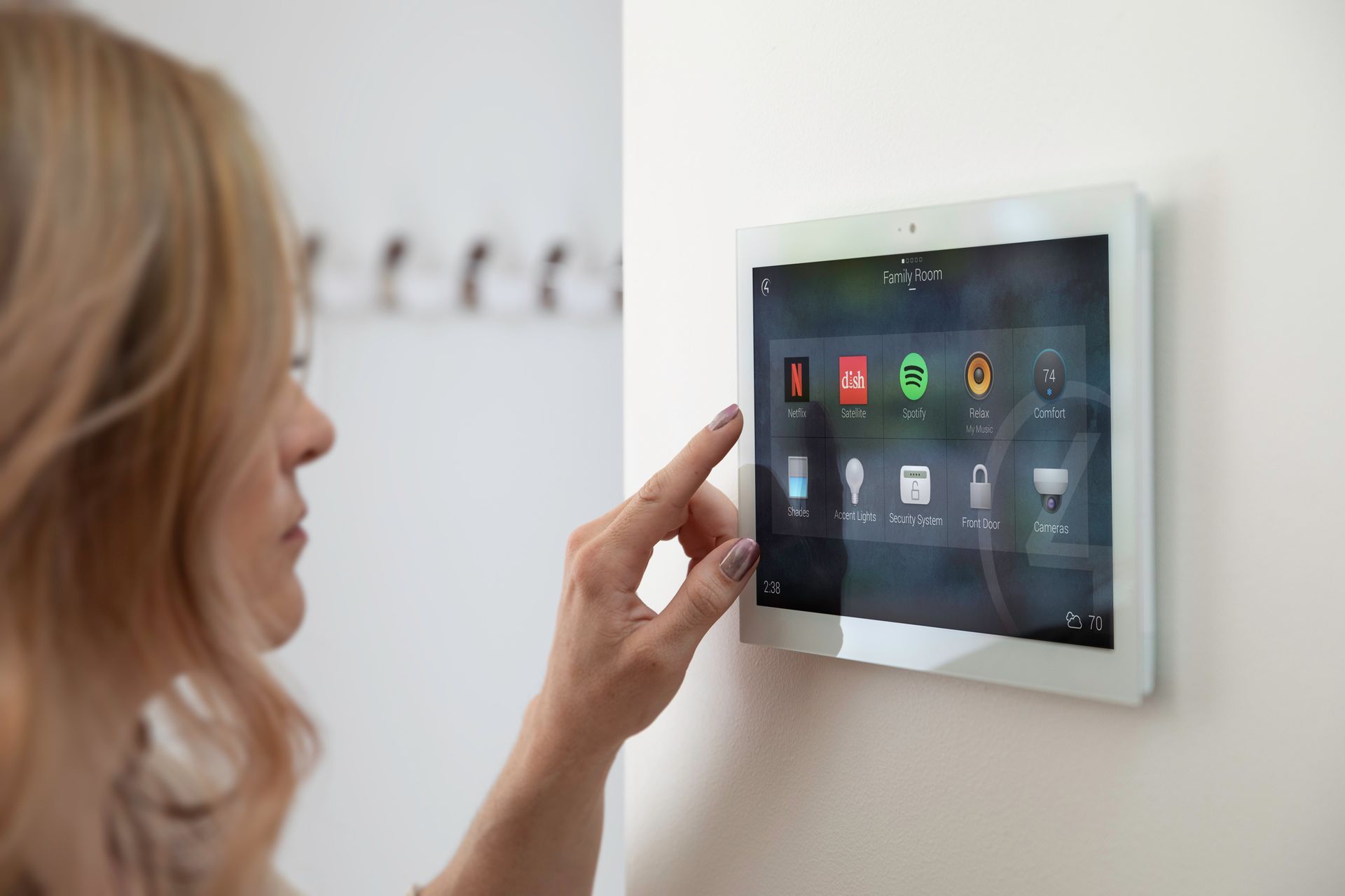 A smart home hub centralises control of various smart devices, allowing you to manage settings and automation for multiple devices from one place.