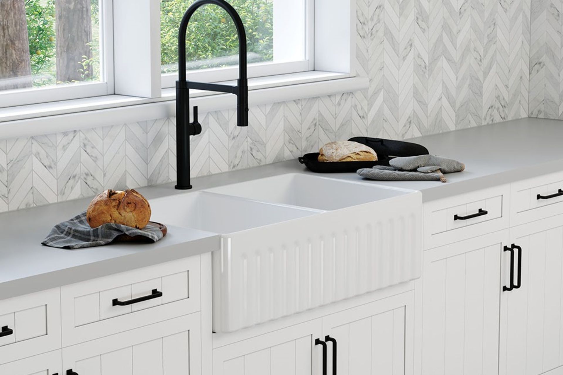 The Charlton Double Butler Sink from Fienza.