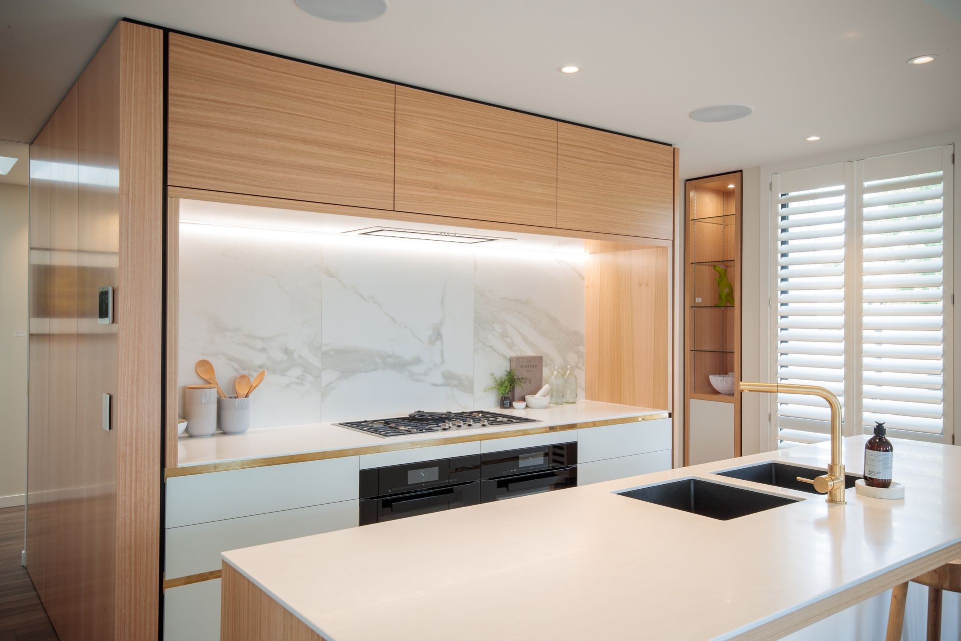 The elegant inclusion of technology is a fundamental part of the modern designer home, seen here in the glorious interior of this Clifford Avenue home.