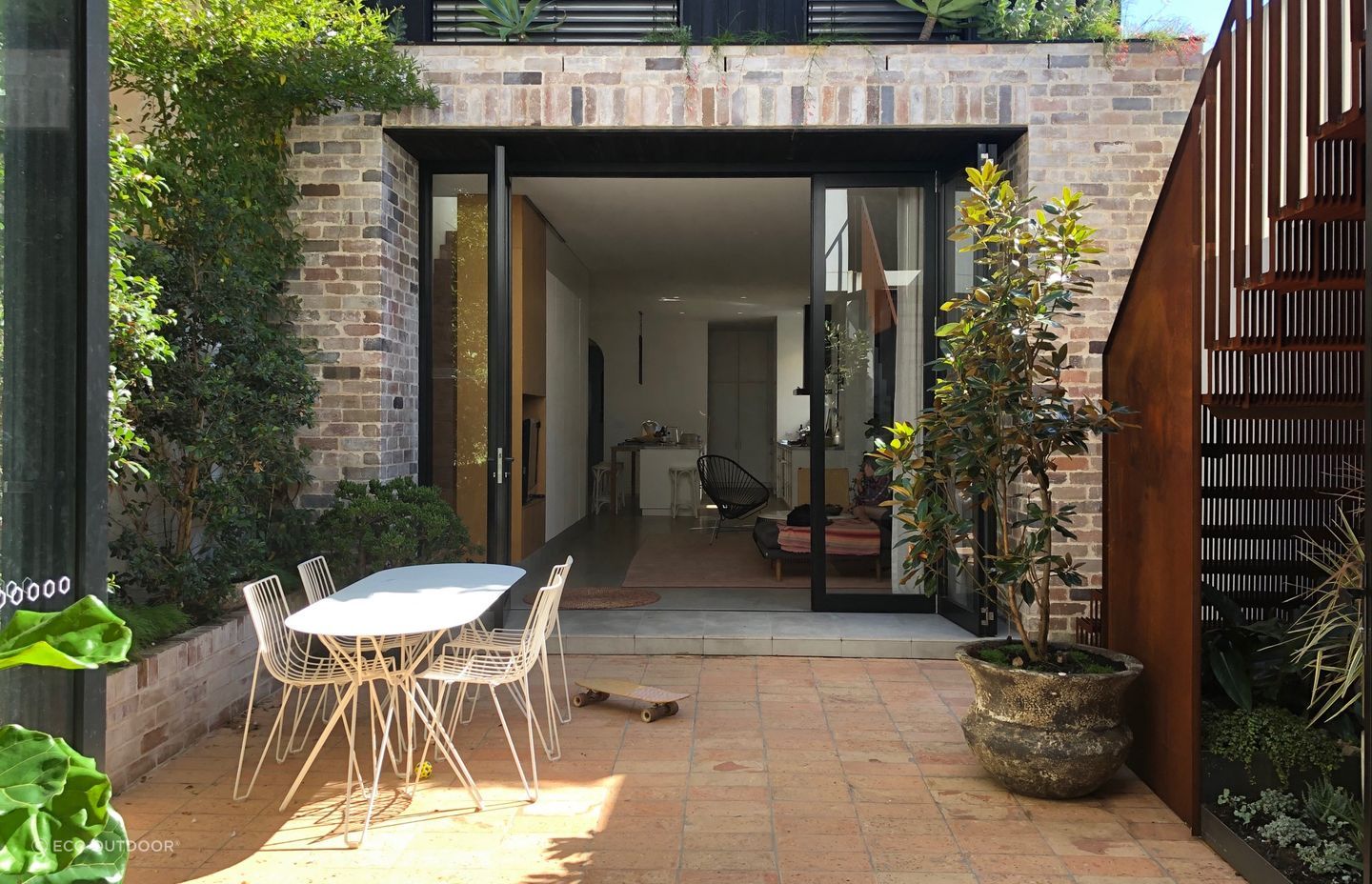 Terracotta tiles like the Eco Outdoor Cotto Terracotta Flooring infuses a space with warmth and charm.