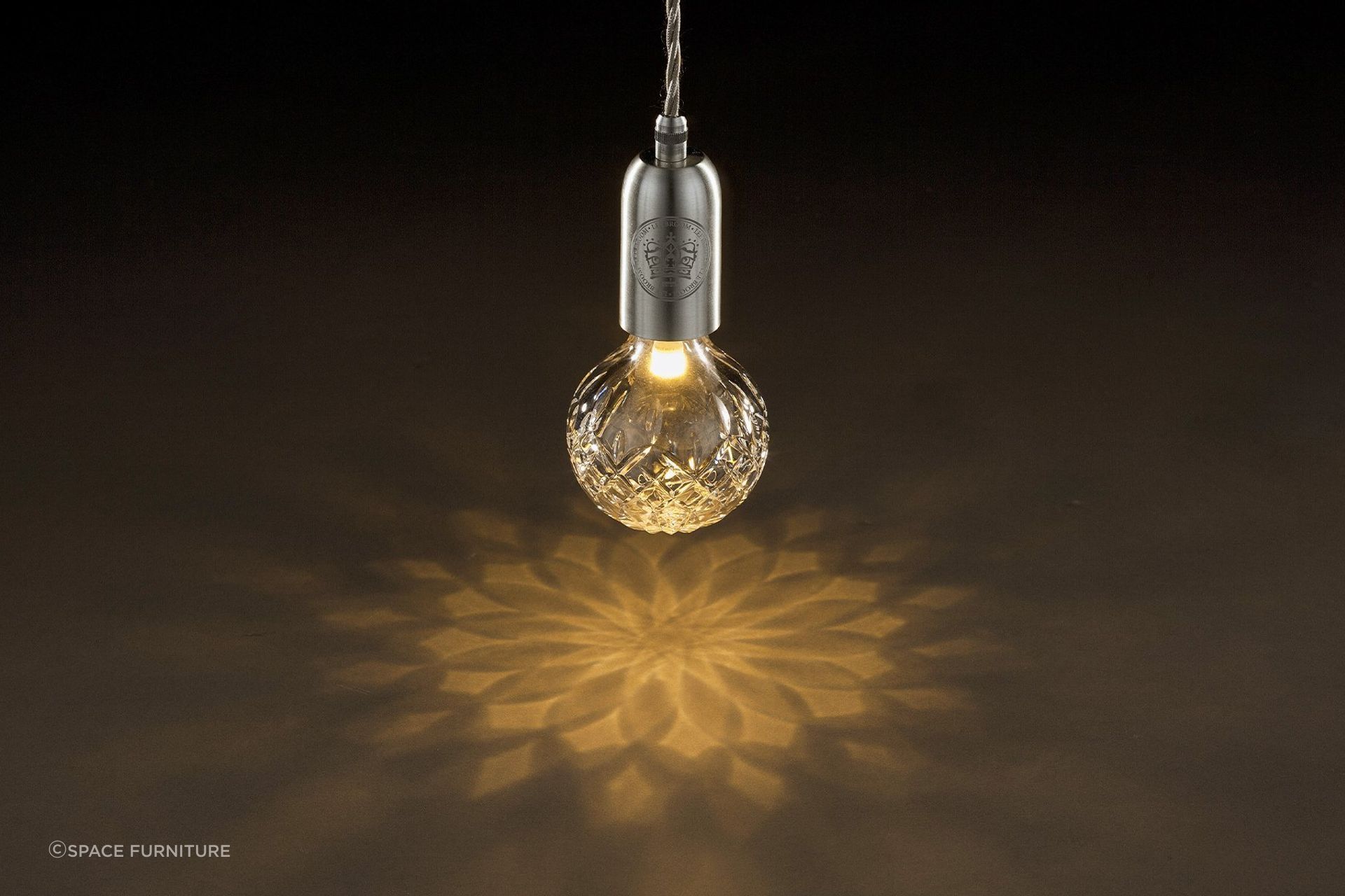 Clear Crystal Bulb Pendant - Space Furniture