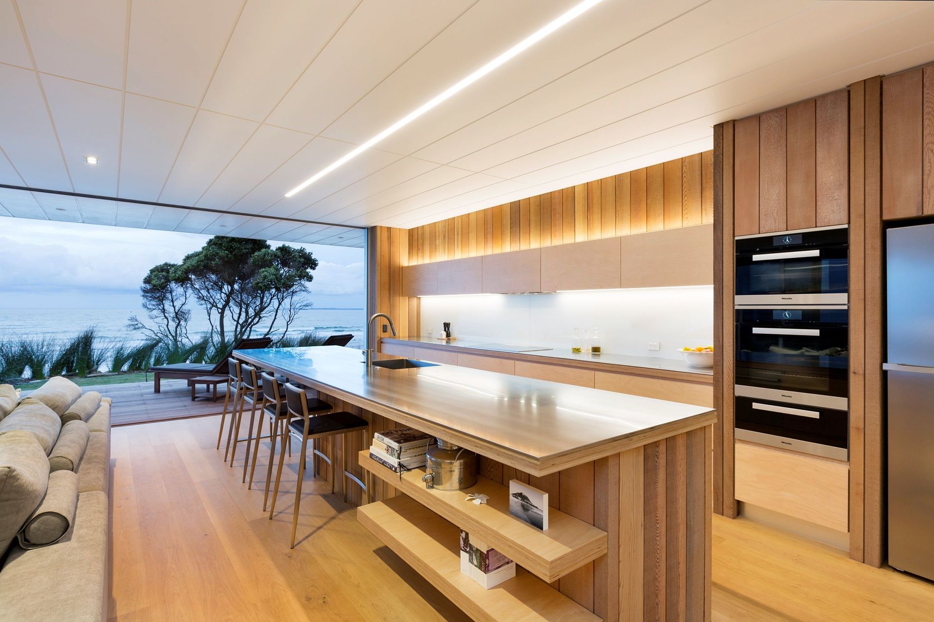 Professional installation is typically required for designer linear lights like the Downhill Dan 22 Linear LED Light but they results speak for themselves.