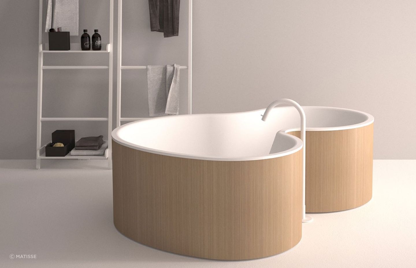 An options for two — the DR Bath by Agape from Matisse.