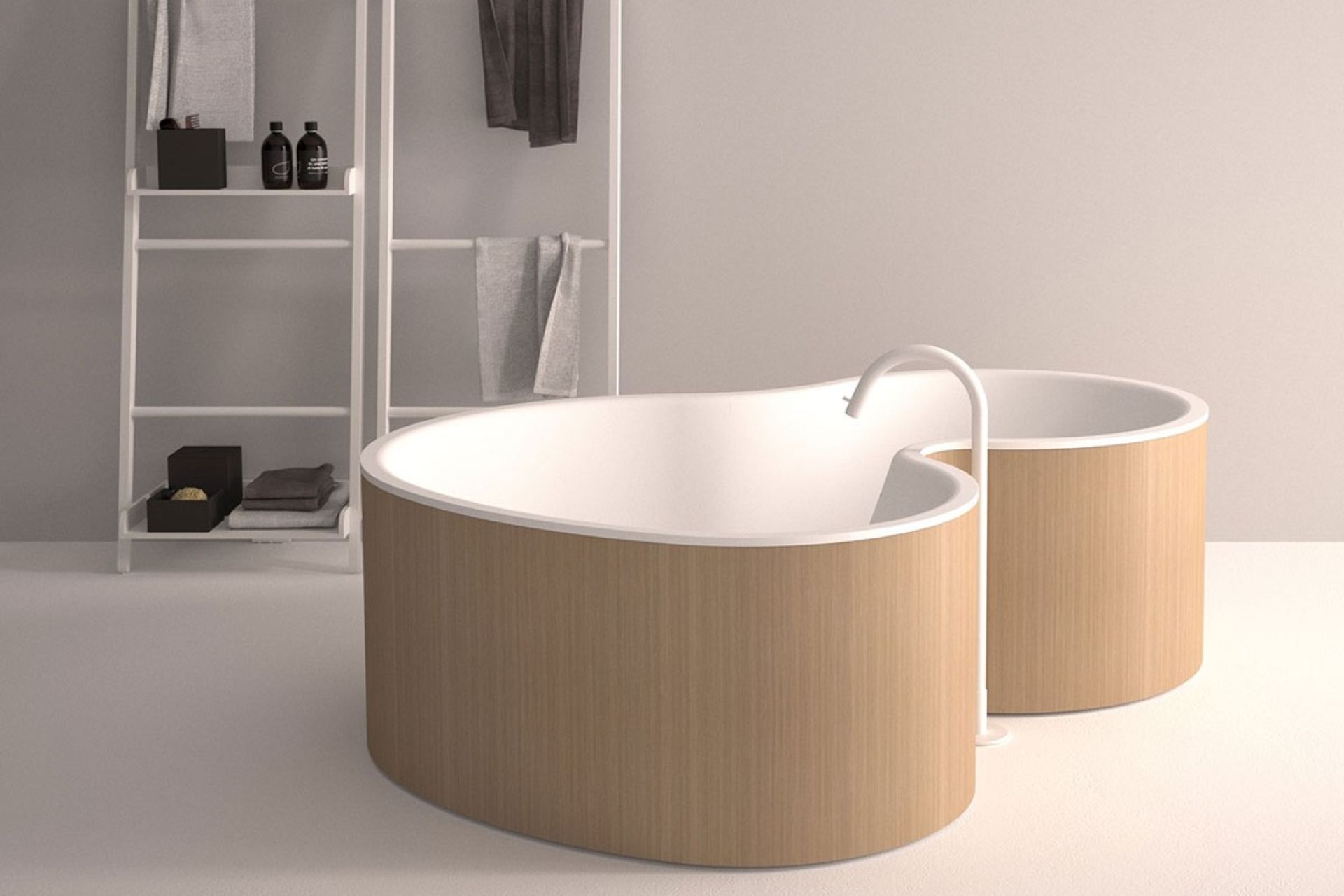 An options for two — the DR Bath by Agape from Matisse.