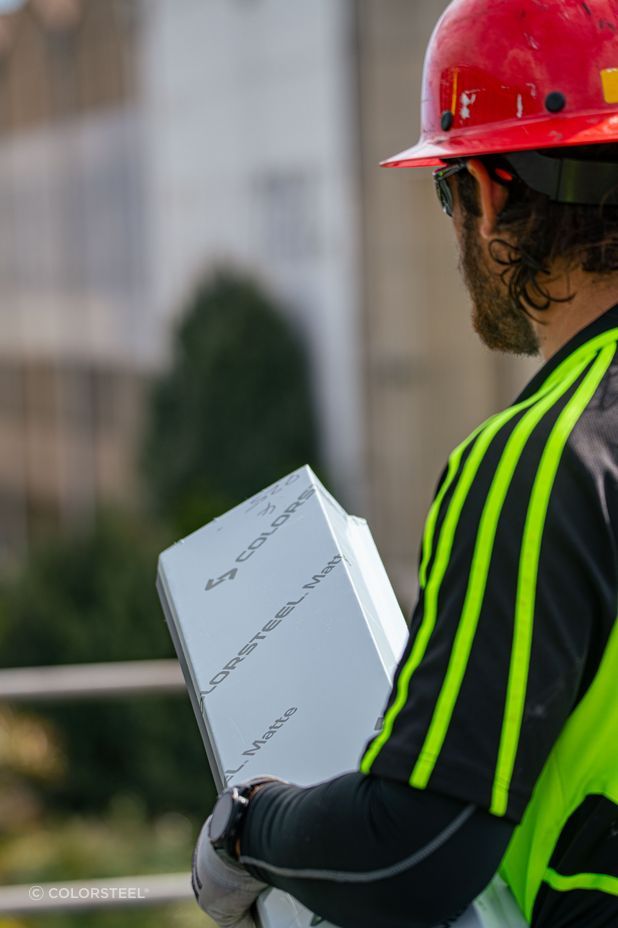 To ensure your genuine COLORSTEEL isn't swapped out, let your builder know you want the real deal.