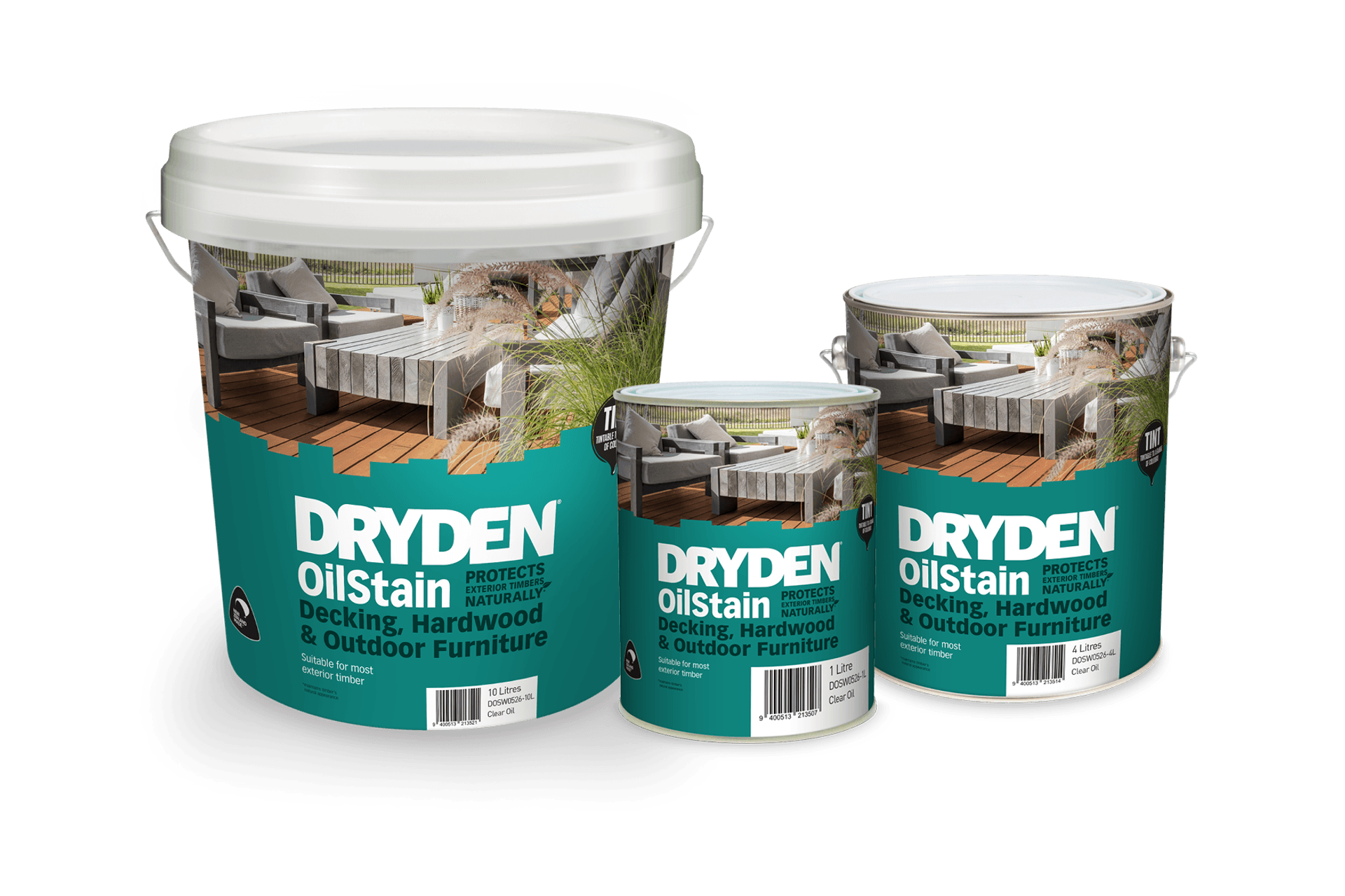 Dryden OilStain nourishes wood from within.