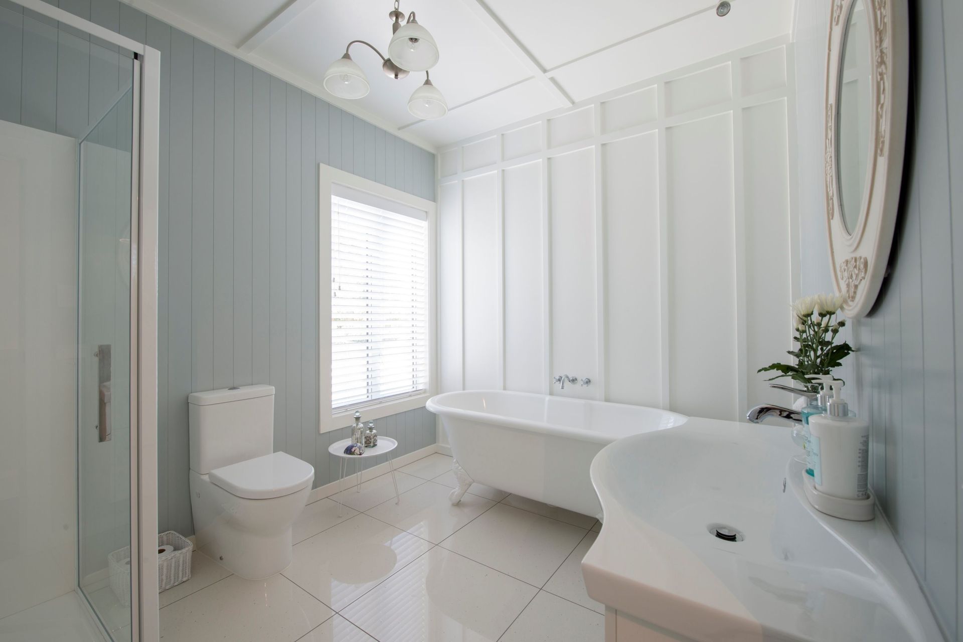 A durable paint, like Resene SpaceCote, is crucial for high-traffic, moisture prone areas.