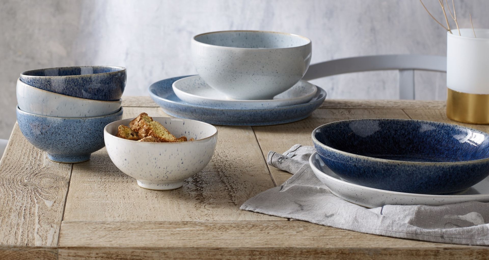 Studio Blue Dinnerware from The Studio of Tableware.
