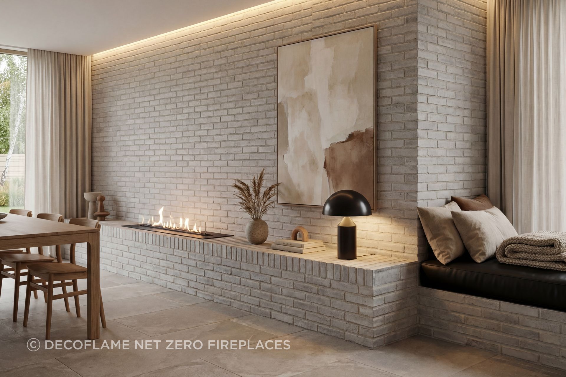 With 20-80 hour-long burn times, this Burning Ethanol Vapour (BEV) technology works differently from manual ethanol burners