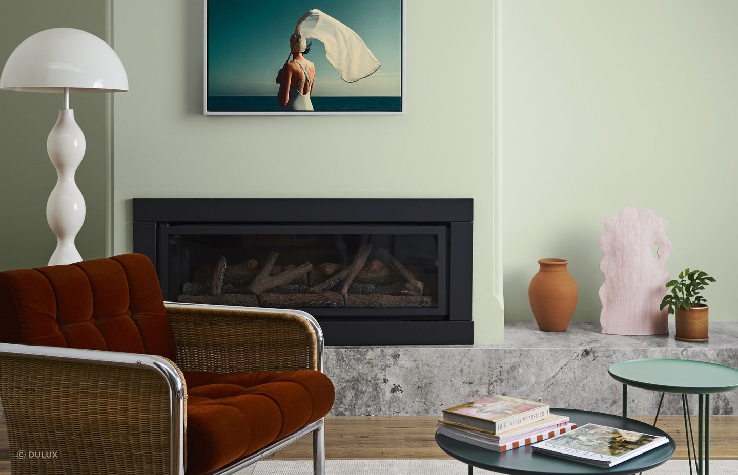 Woods Creek by Dulux is the perfect example of a natural green that can bring a room to life.