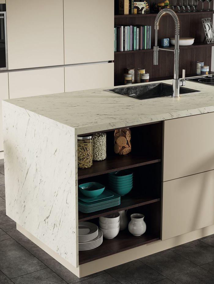 EGGER Laminate from ForestOne has great anti-bacterial properties and is made from 60% renewable resources.