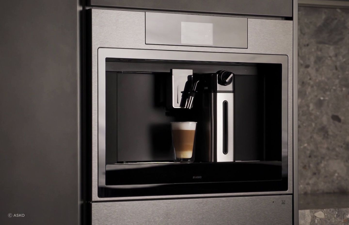 The Elements 45cm Coffee Machine is a modern, built-in solution that produces the perfect brew every time.