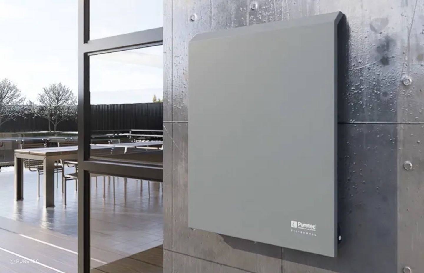 The FilterWall-IM2-WS is a semi-recessed, in-wall whole house filtration system that combines style and functionality.