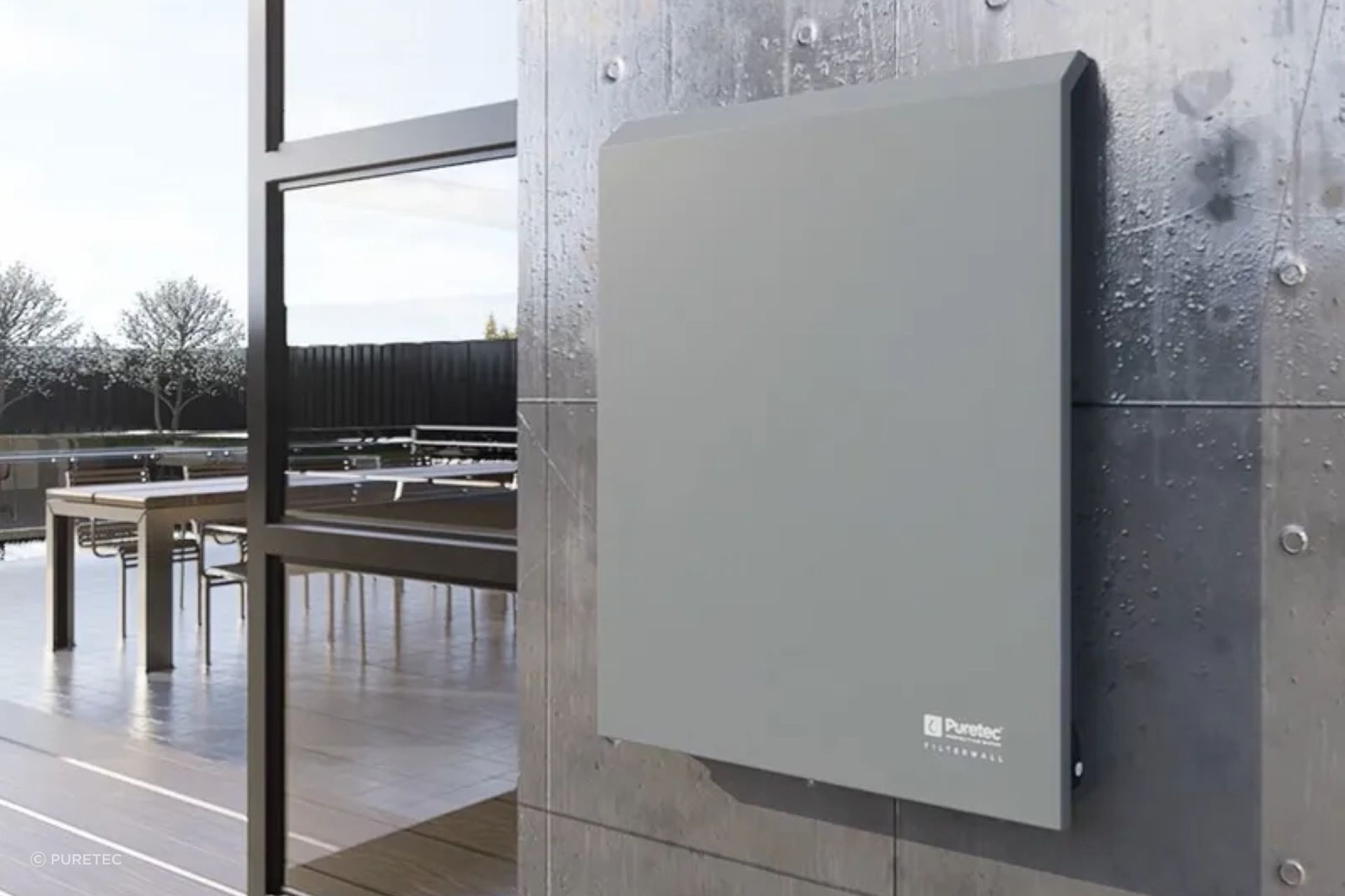 The FilterWall-IM2-WS is a semi-recessed, in-wall whole house filtration system that combines style and functionality.
