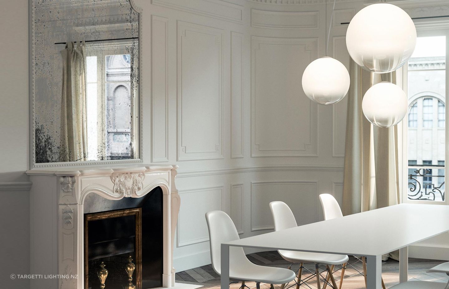 Decorative lights are a great way to anchor dining tables, kitchen benches, or lounge suites, creating a soft ambient effect.