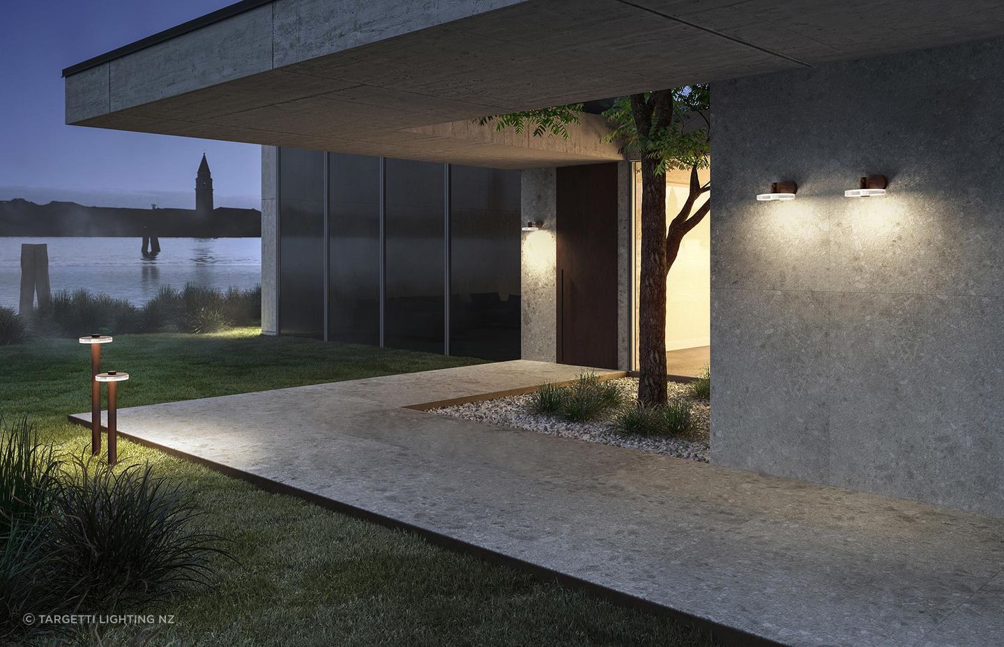 “Sensors can be used strategically to create ease of movement,” Ardy says. “Place sensors to assist nighttime navigation without the need to find a switch — perfect for guiding paths to the kitchen, bathrooms, or front door, for example.”