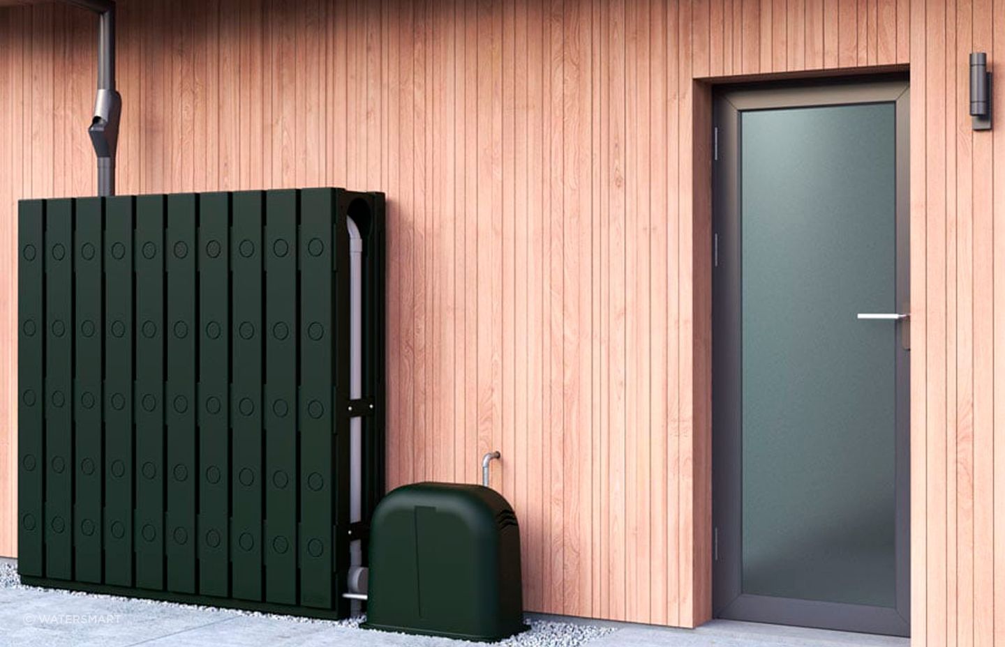 Rainwater tanks, like the stylish FenceTank, are becoming increasingly popular across the country.