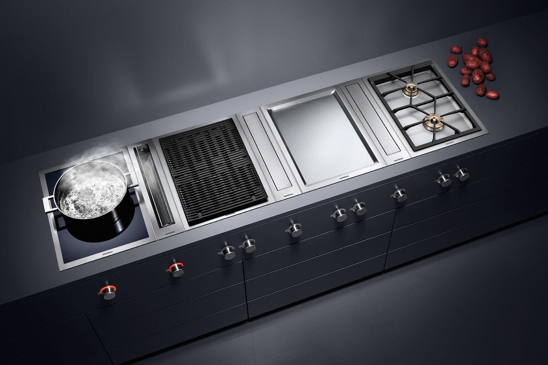 The lavish Vario 400 Series Electric Grill has a lava stone, open cast grill that provides intense heat for perfectly grilled food.