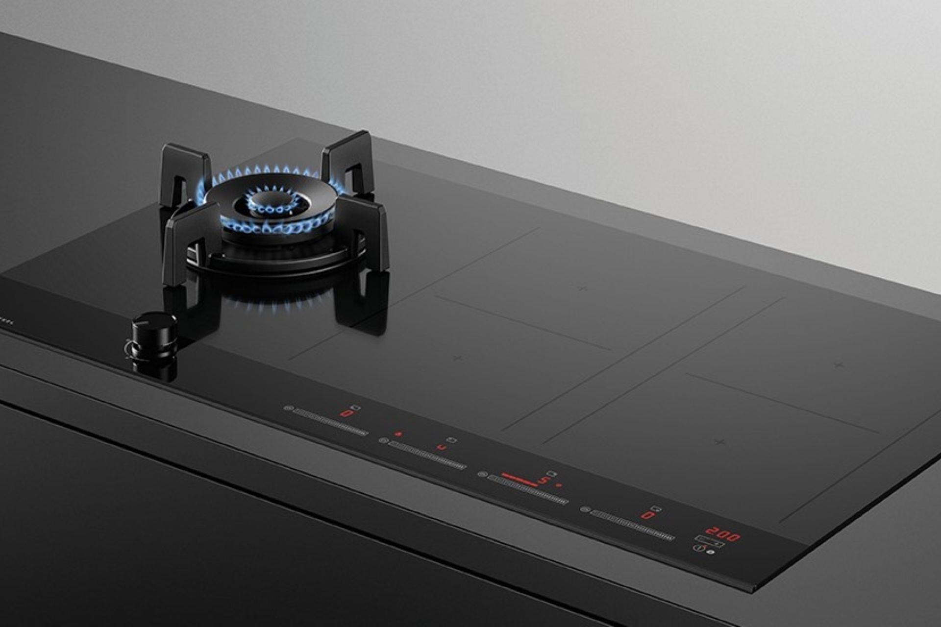 Versatile options like this Gas + Induction Cooktop from Fisher &amp; Paykel Appliances offers the best of both worlds.