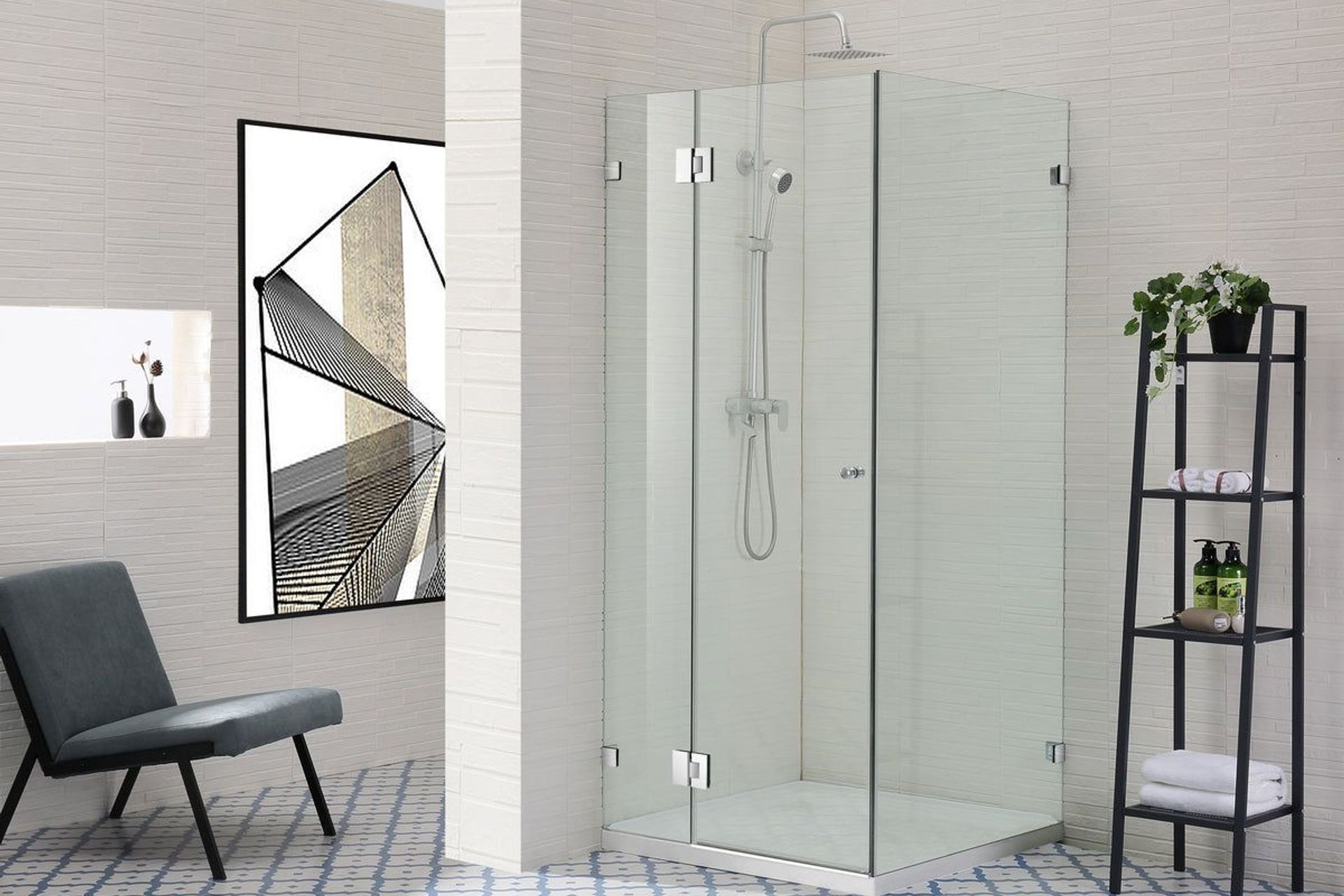 Covey Cvp-062 Wall To Wall Frameless Hinge Door
by Austpek