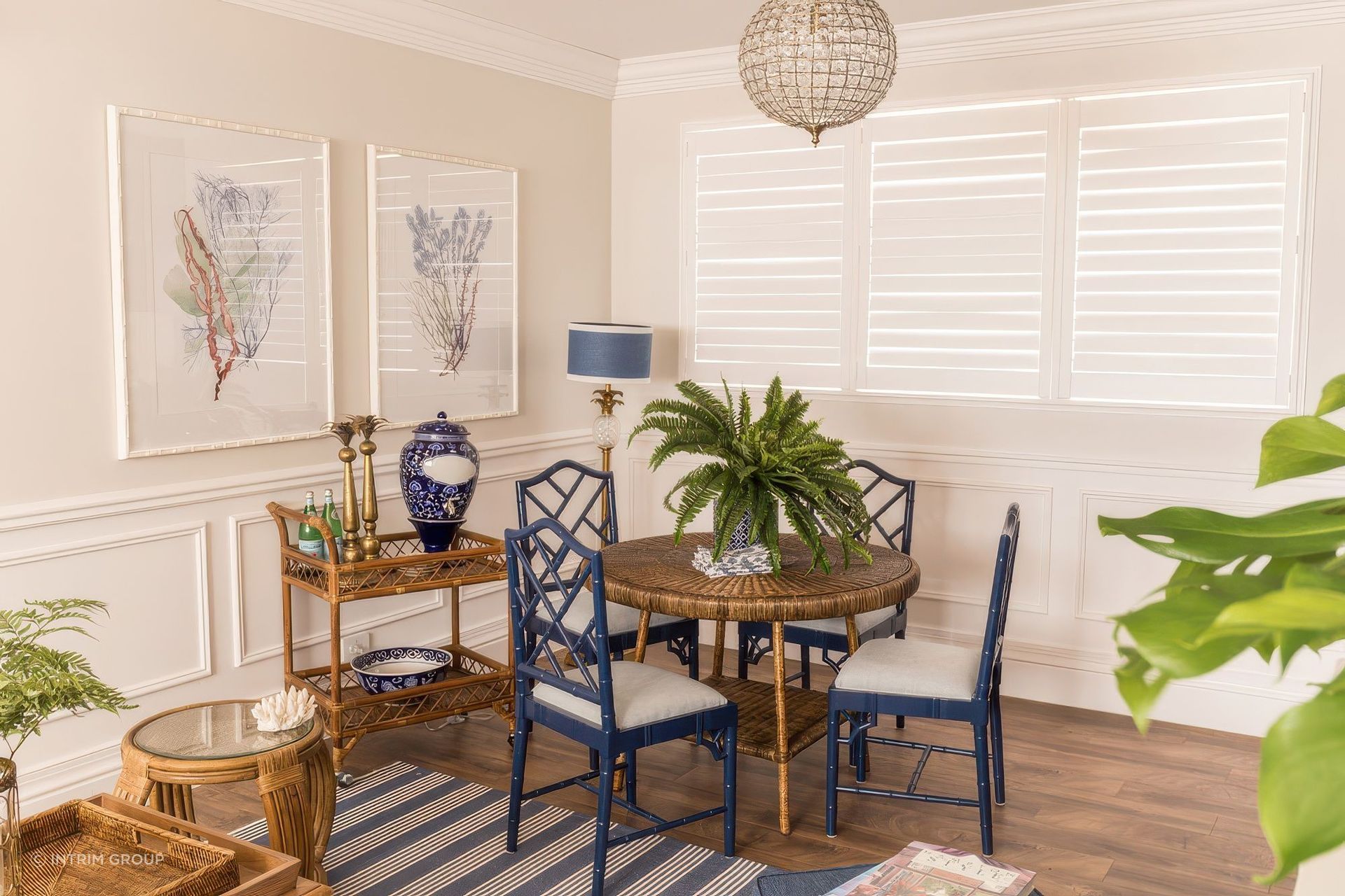 SK505 skirting was used in this Hamptons Farmhouse by Indah Island.