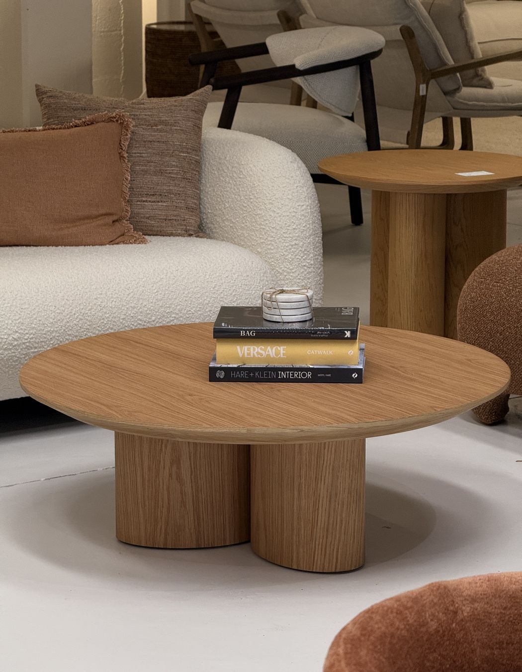 The new space means customers can see the furniture arranged in settings,