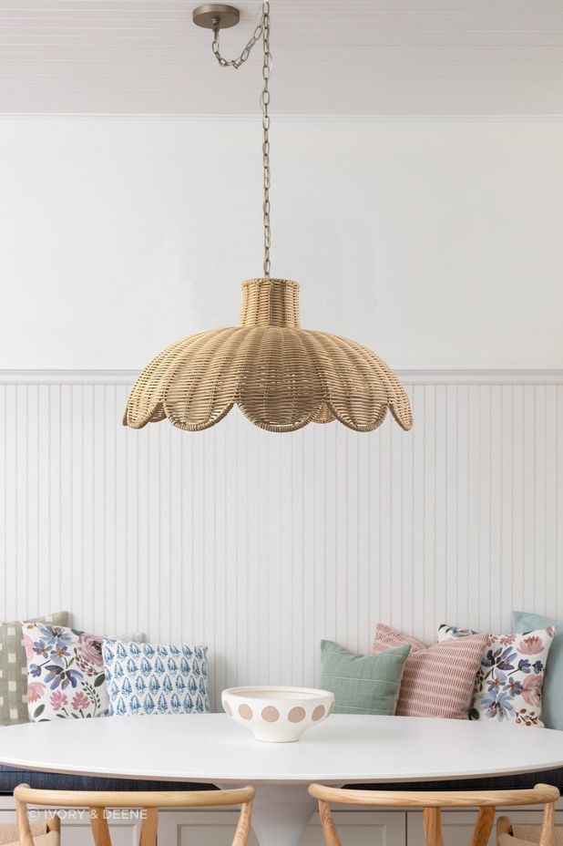 Alice Scallop Rattan Pendant Light
By Ivory &amp; Deene