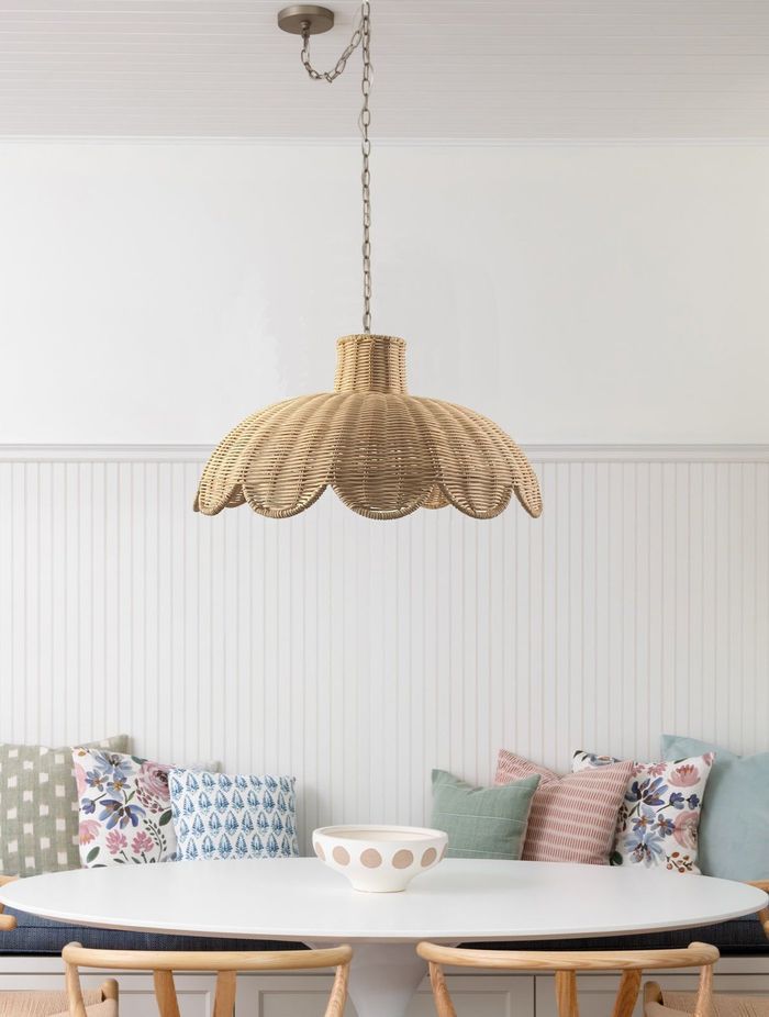 Alice Scallop Rattan Pendant Light
By Ivory &amp; Deene