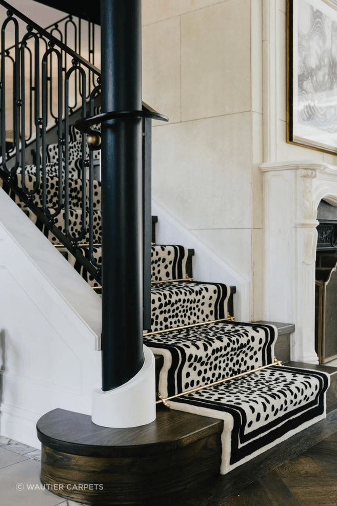 Wautier's custom carpets add to the storytelling of a space. “It really is as far as the imagination can go,” says Chanel. Photography by Wild Orchid Spaces.