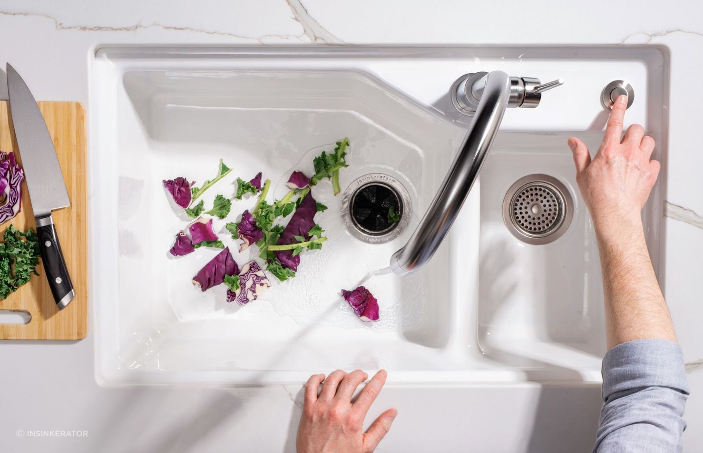 With environmental, cleanliness and hygiene benefits, every new home should have a waste disposal unit like the InSinkErator Model 46.