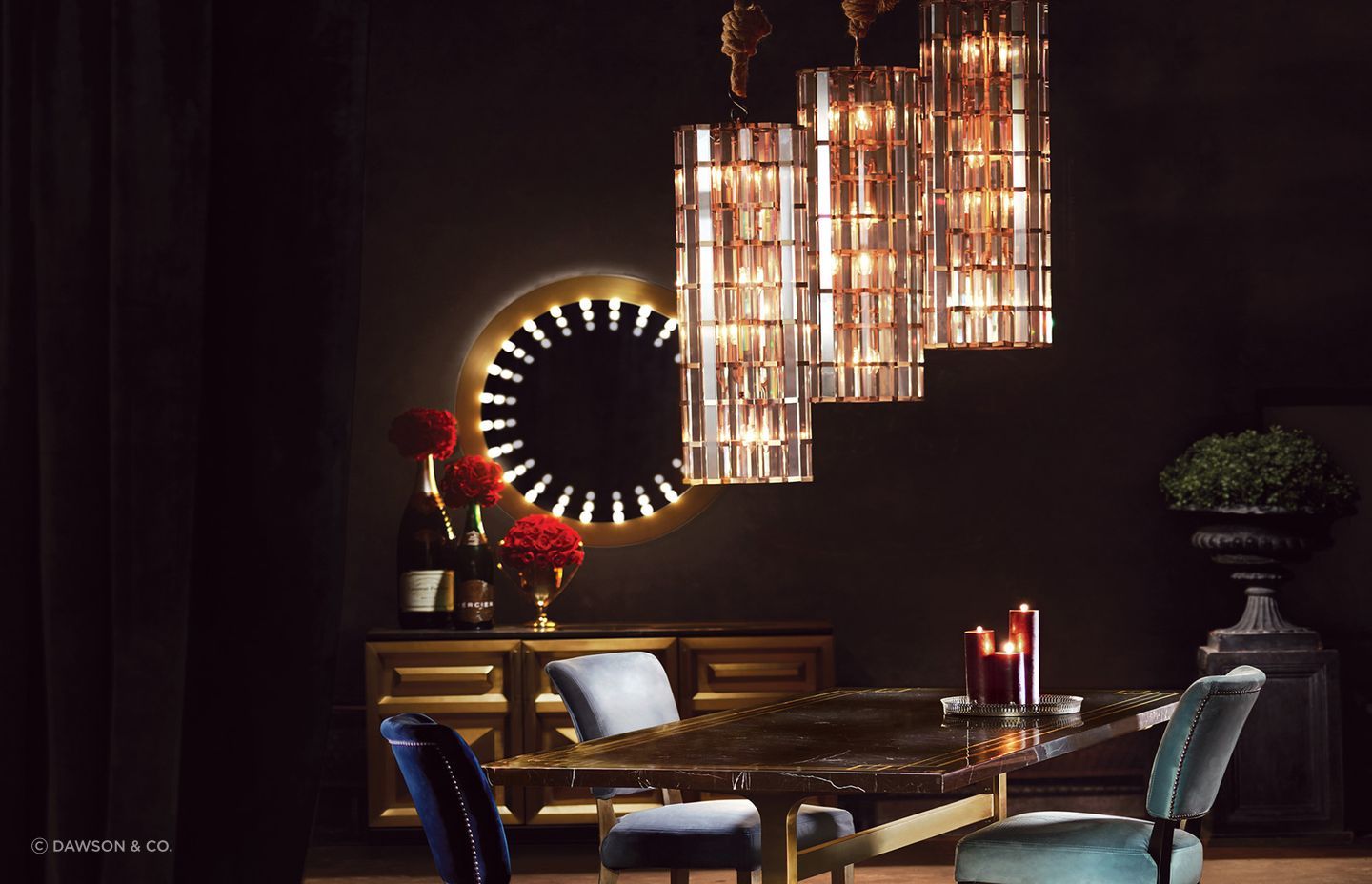 A stunning example like the Inception Mirror by Timothy Oulton can be a statement piece in its own right.