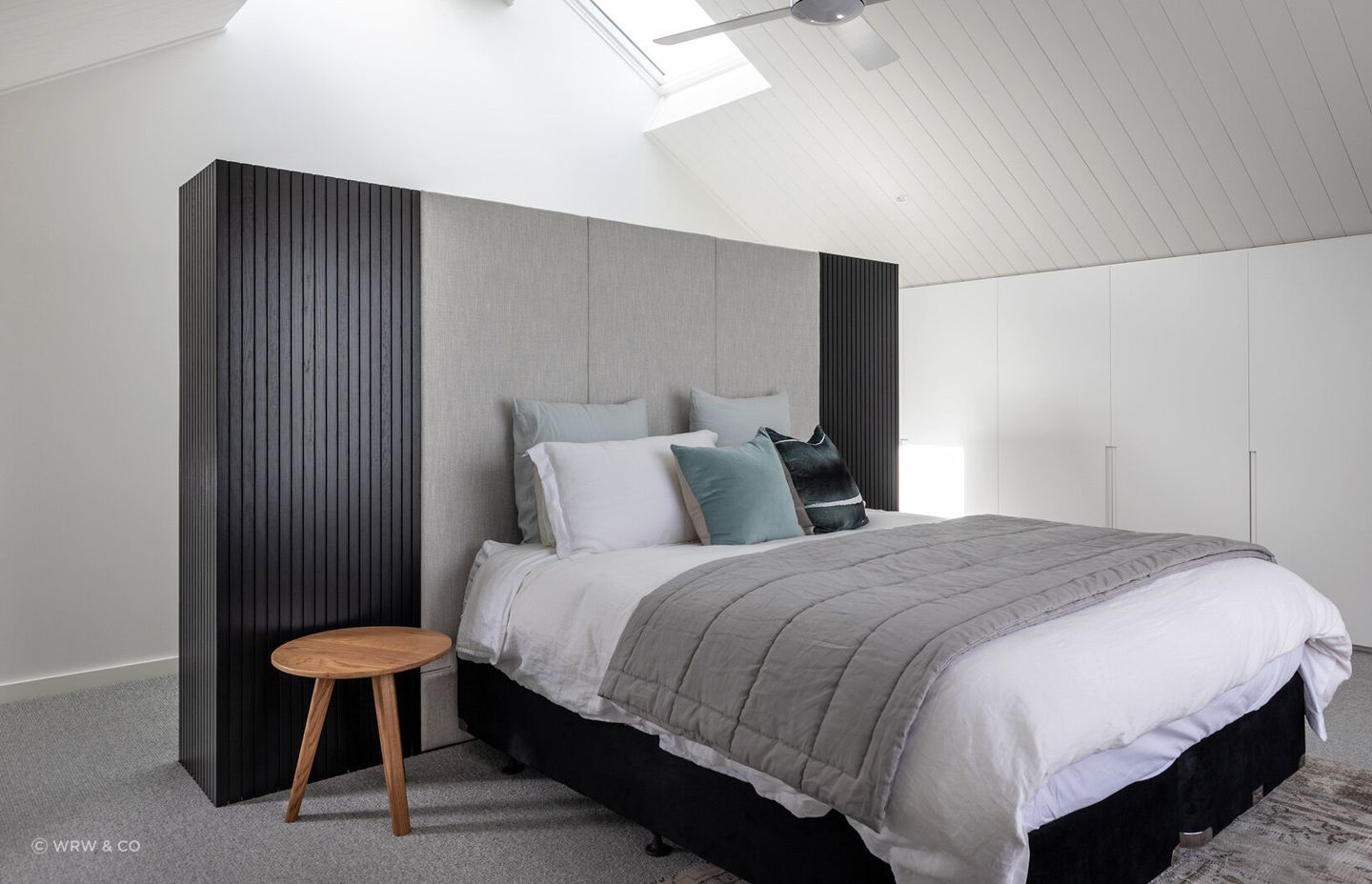 The simple yet stylish Jasper Side Table
By WRW & Co shows the versatility of a round bedside table.