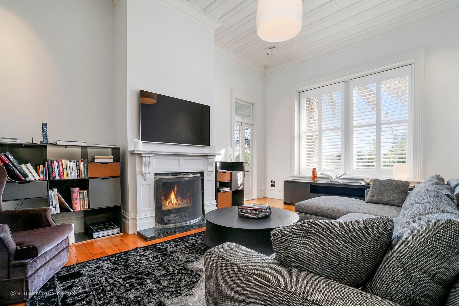Some homes, like this stunning residence on Jervois Road, have architectural features which you'll need to accommodate in your decoration plans.