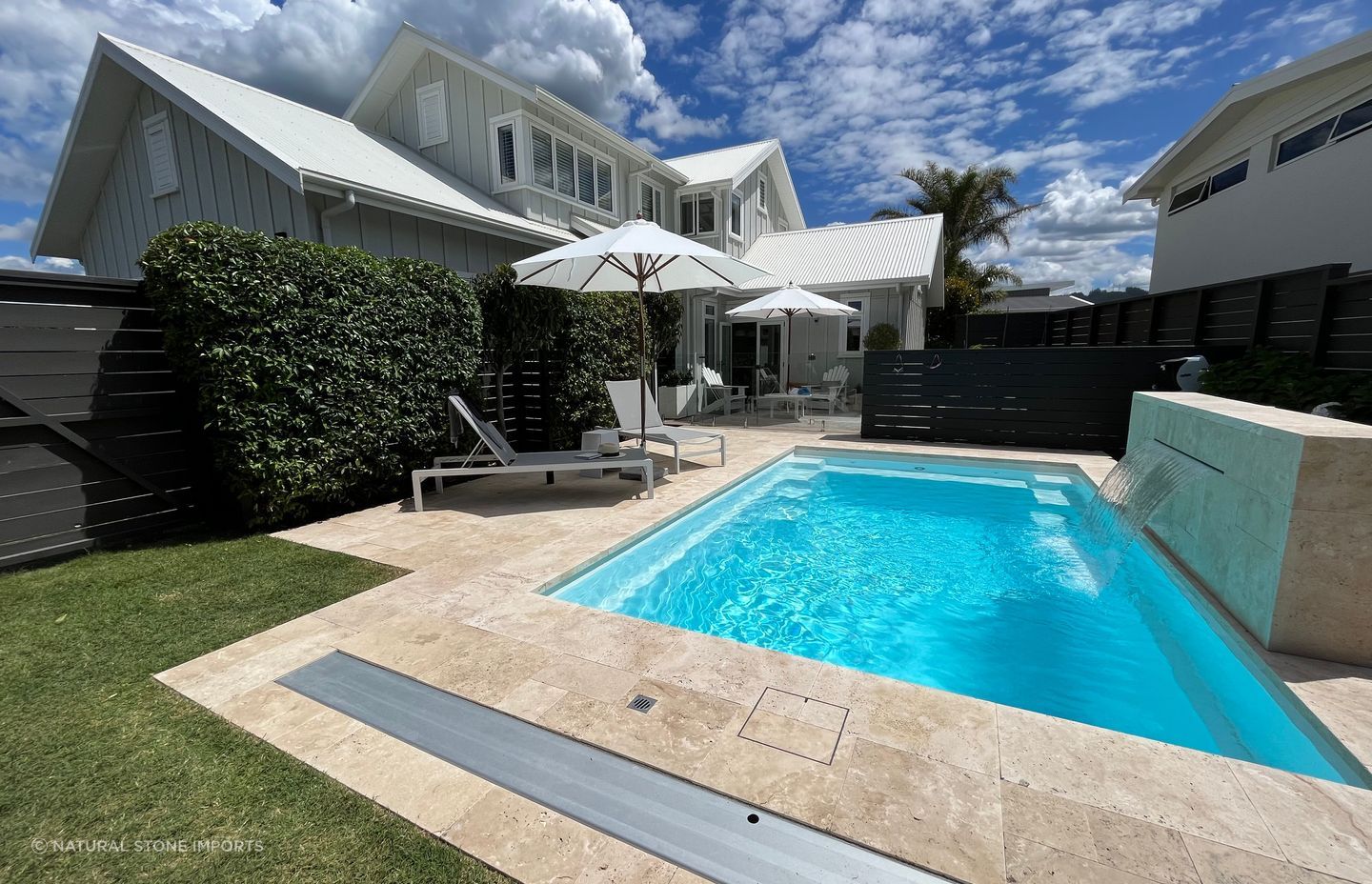 The material is durable, low-maintenance and affordable.