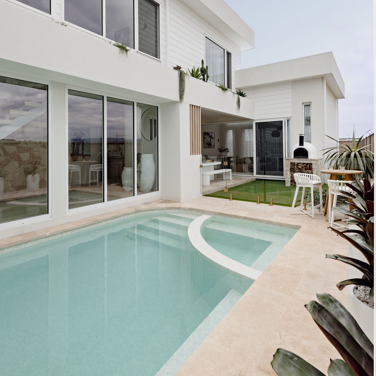 Breathe life into your outdoor entertainment area with Amber's stunning tiles and pavers