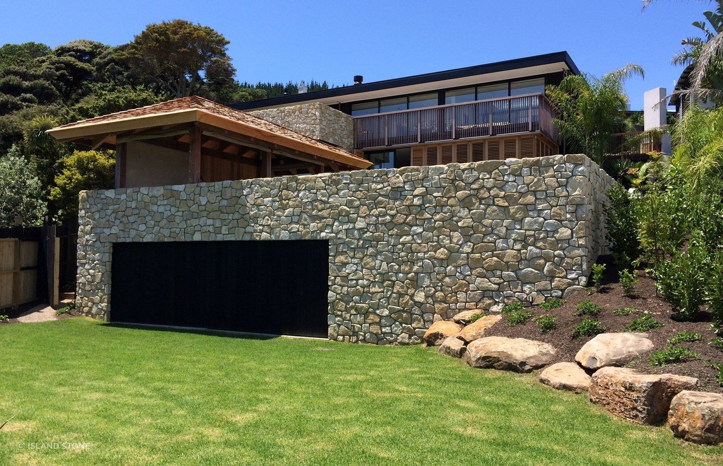 Limestone Cladding by Island Stone.