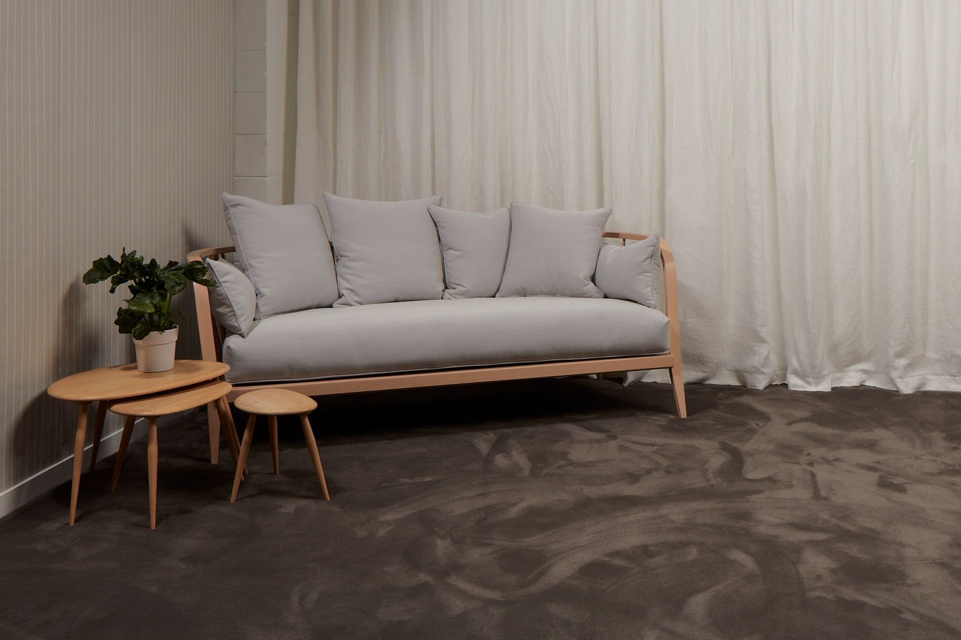 McKerrow Carpet is a luxuriously soft plush pile carpet made from 100% Solution Dyed Nylon 6.6 — available in 16 different colours.