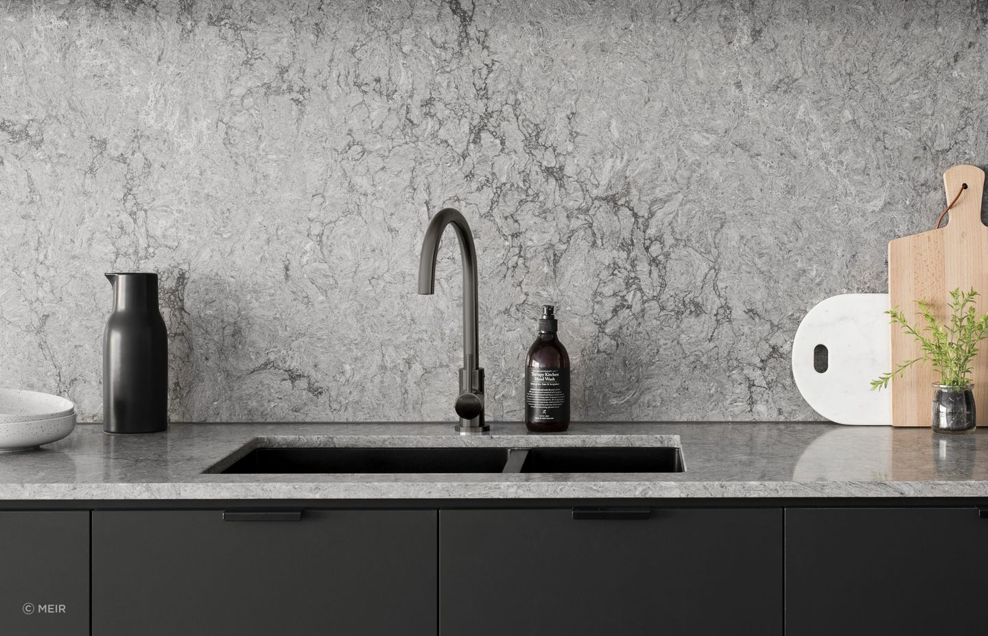 With a 5-star WELS rating, the Round Kitchen Mixer Tap from Meir is a testament to both quality and sustainability.