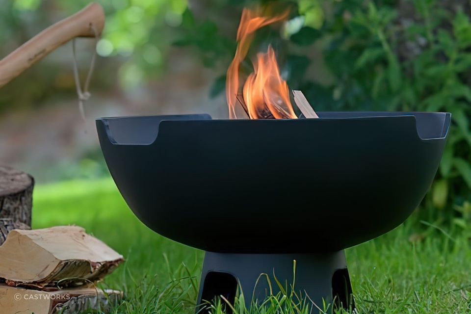 The Morsø Ignis Firepit is a portable option, allowing you to move it around in your backyard or take for camping trips.